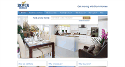 Desktop Screenshot of bovishomes.co.uk